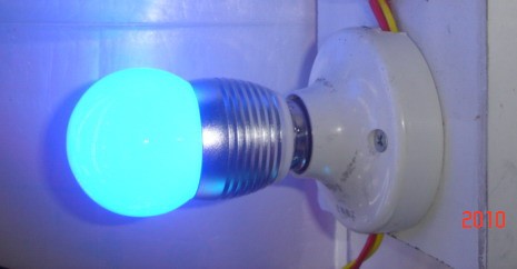 LED Colorful light bulb 3W - Click Image to Close